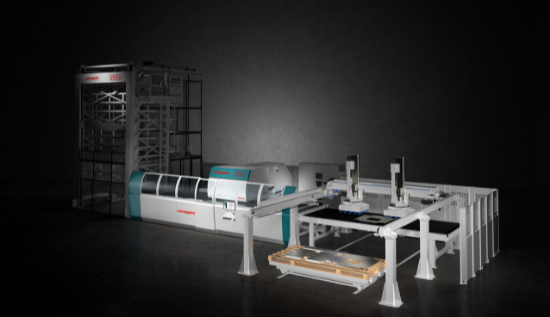 The Salvagnini approach to punching is specific and distinctive: compared to the classic turret or the conventional mono-punching system, the multi-press head houses all the tools in its die-structure.